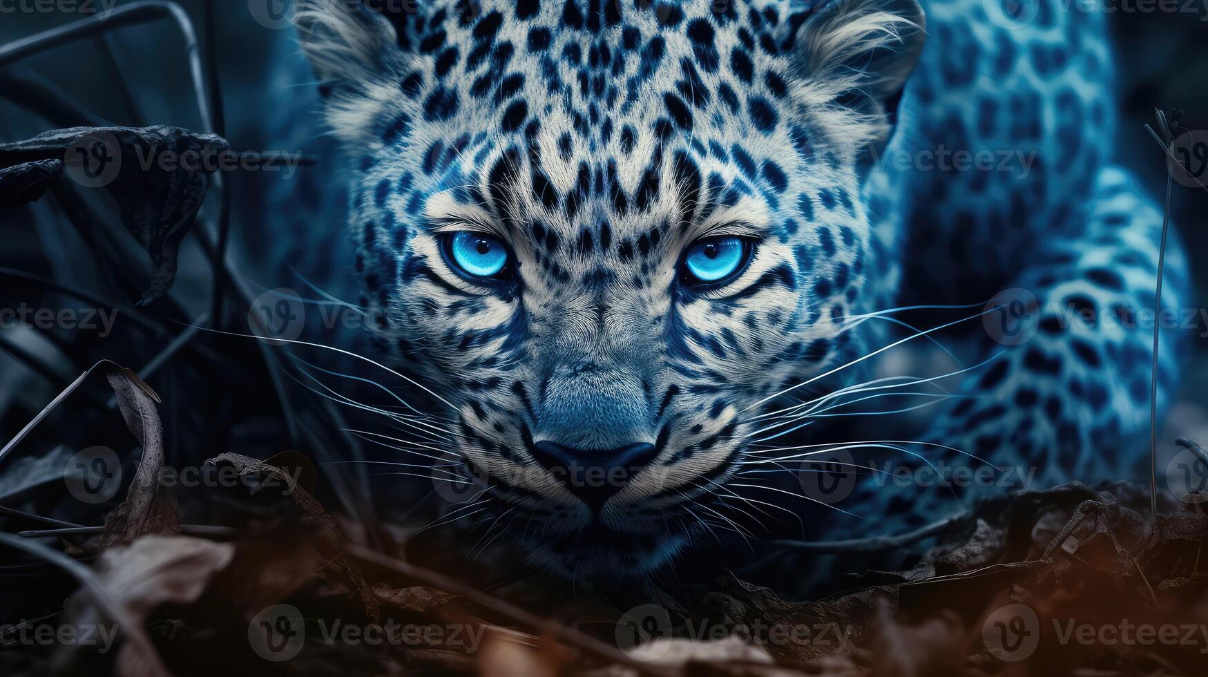 prey blue leopard photo