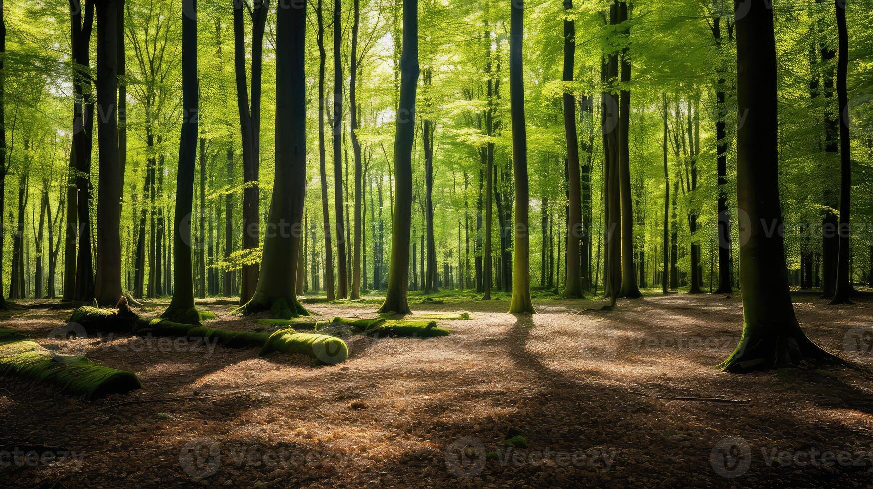 trees beech wood photo