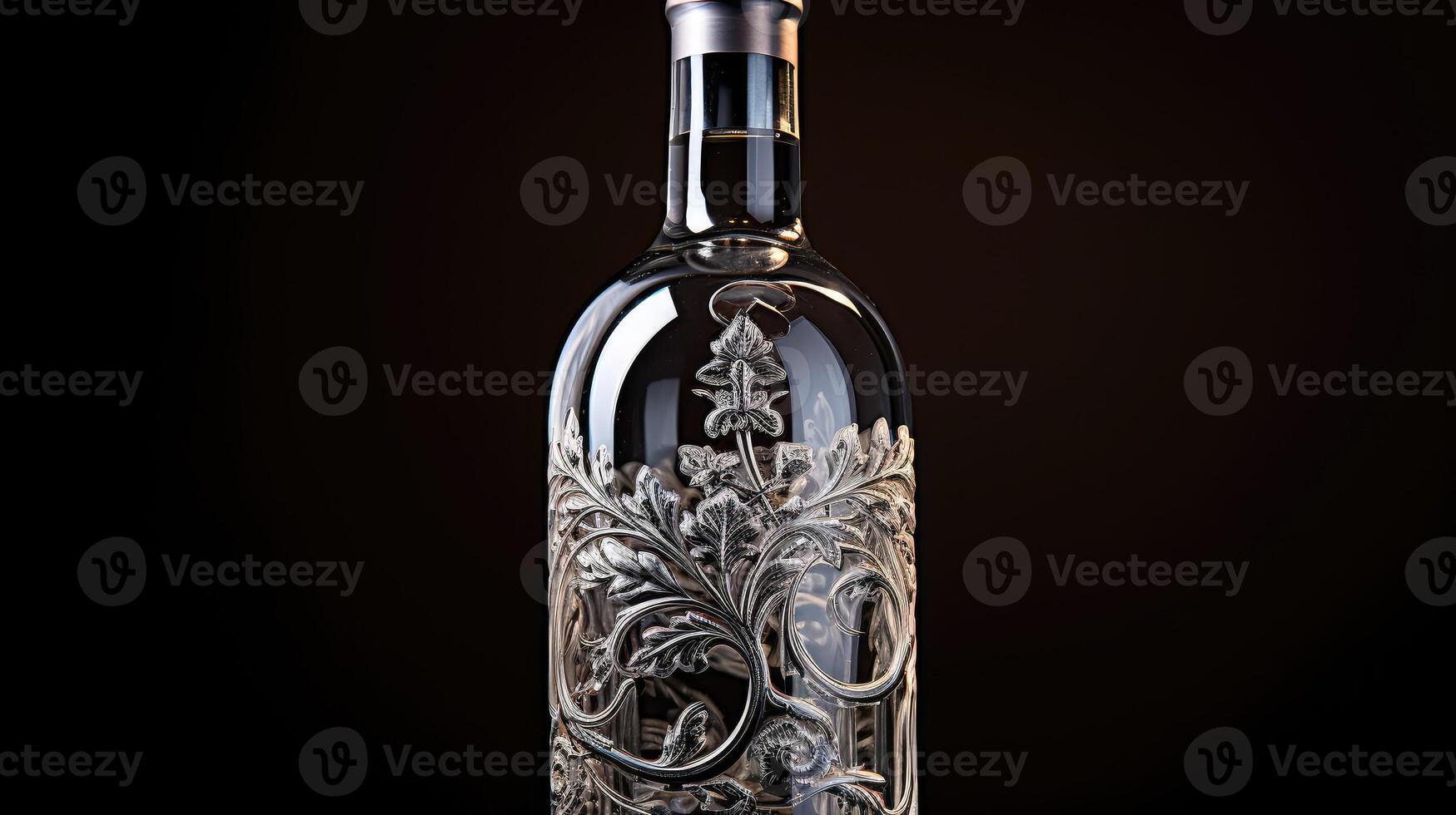 craftsmanship clear wine bottle photo