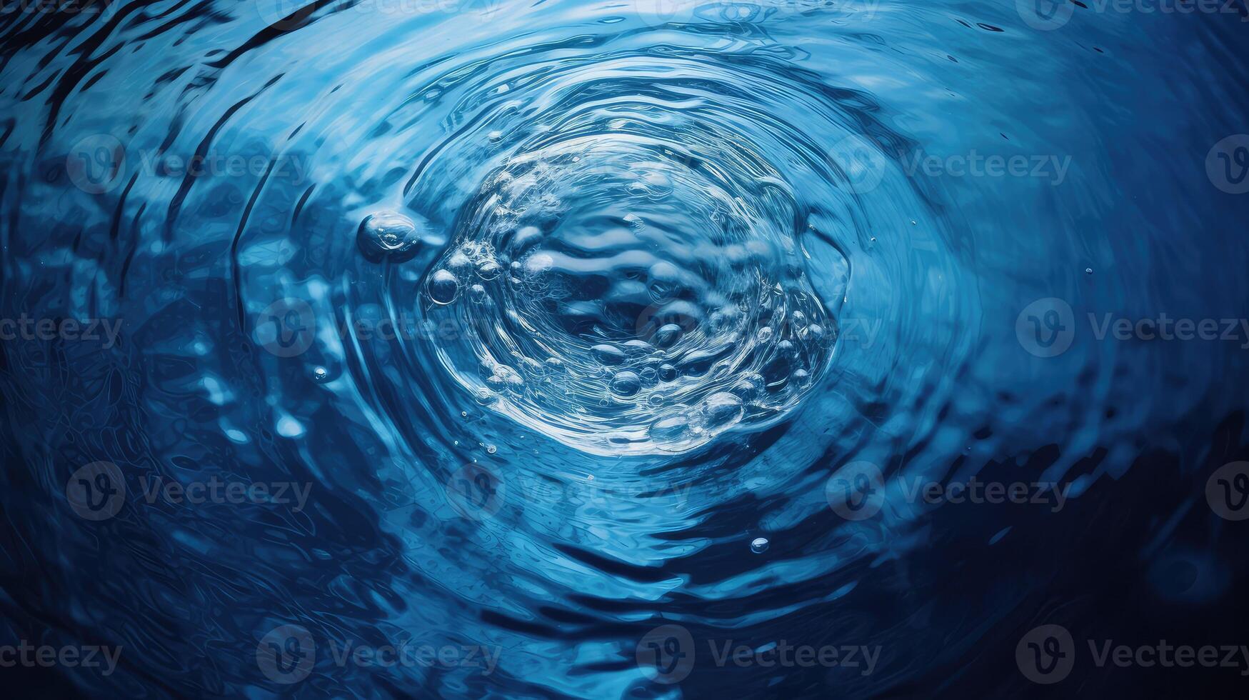 surface blue water circle photo
