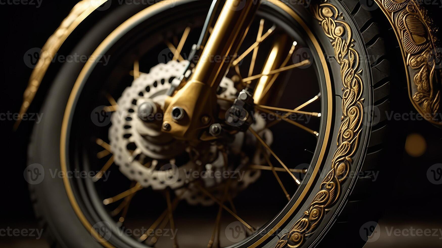 opulence gold tire photo