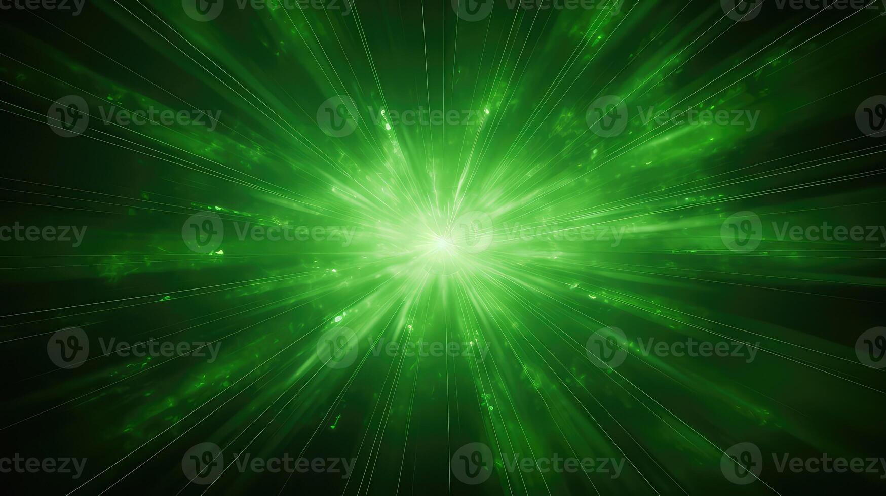 radiating green starburst background photo