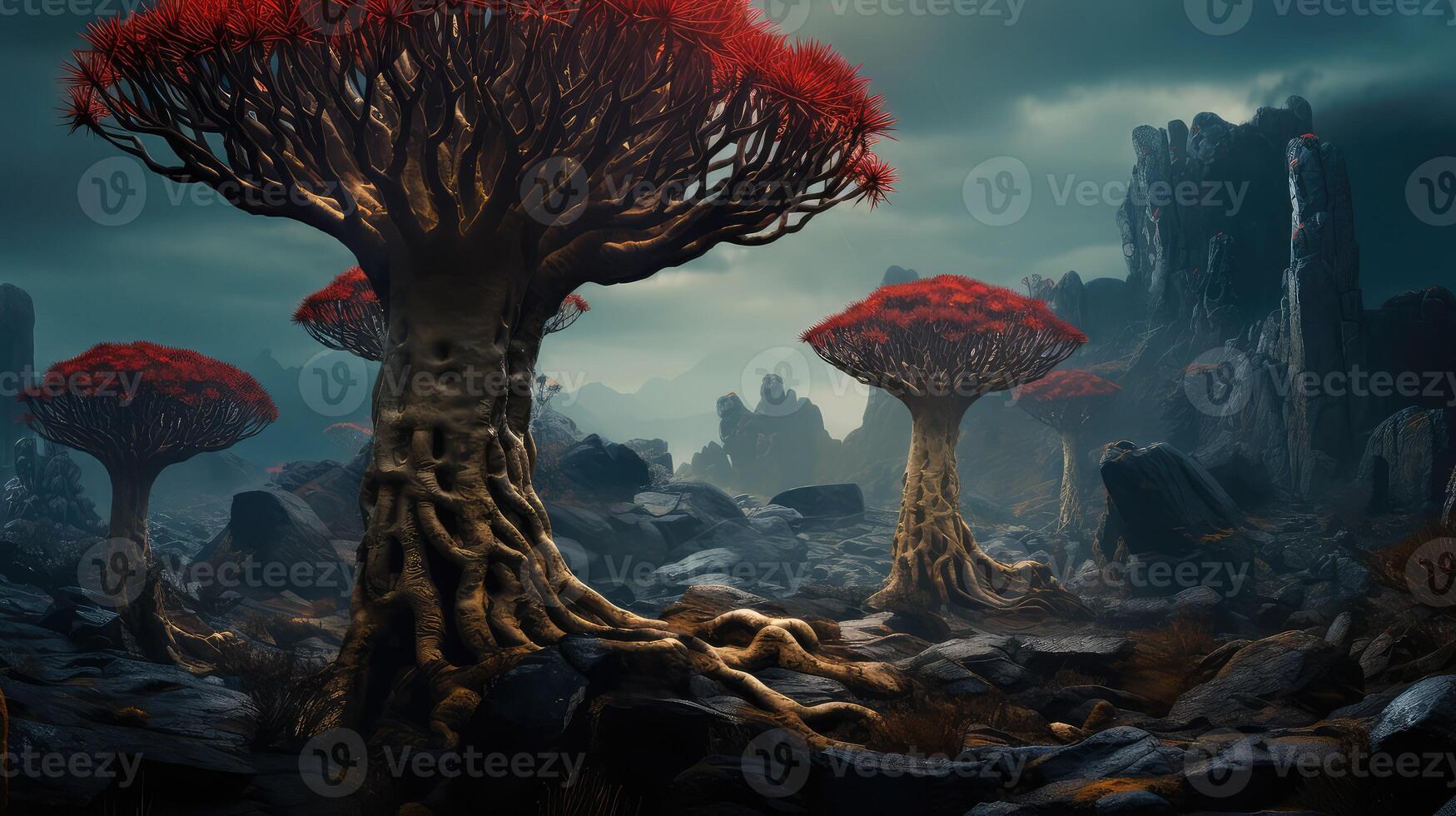 canopy dragon blood tree photo