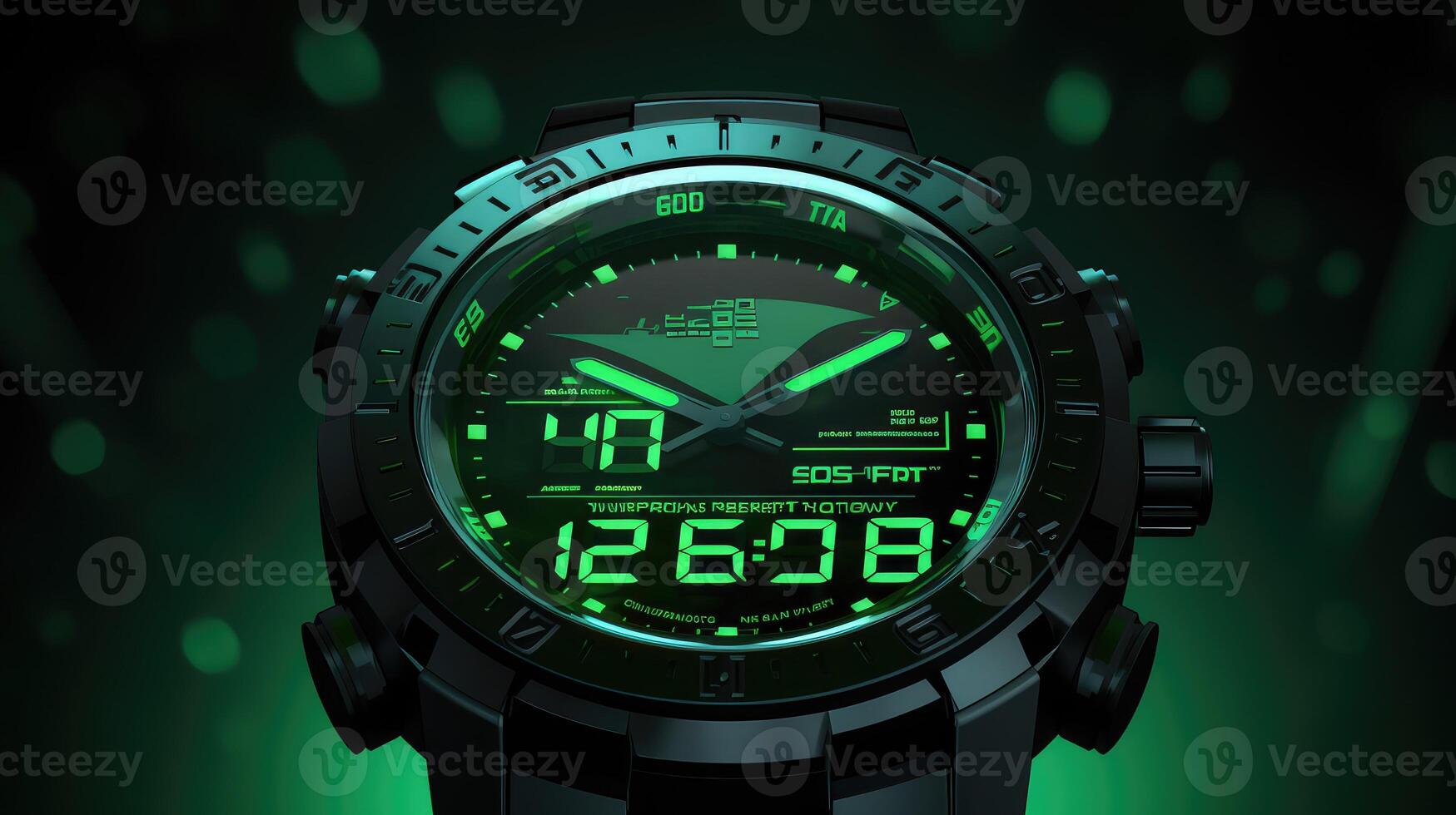 high digital green photo
