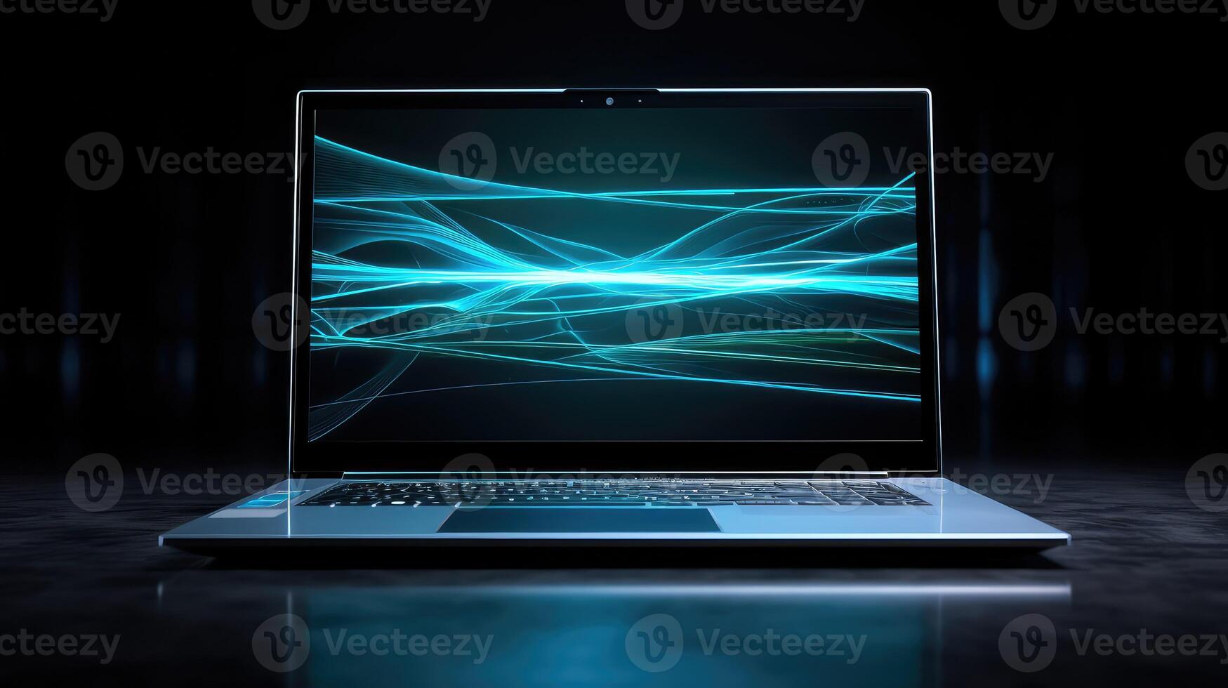 sleek thin line technology photo