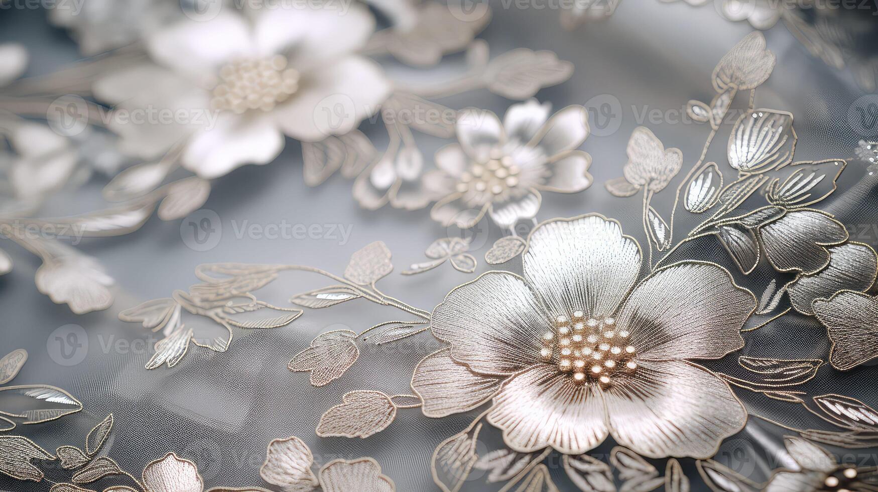 design silver fabric photo