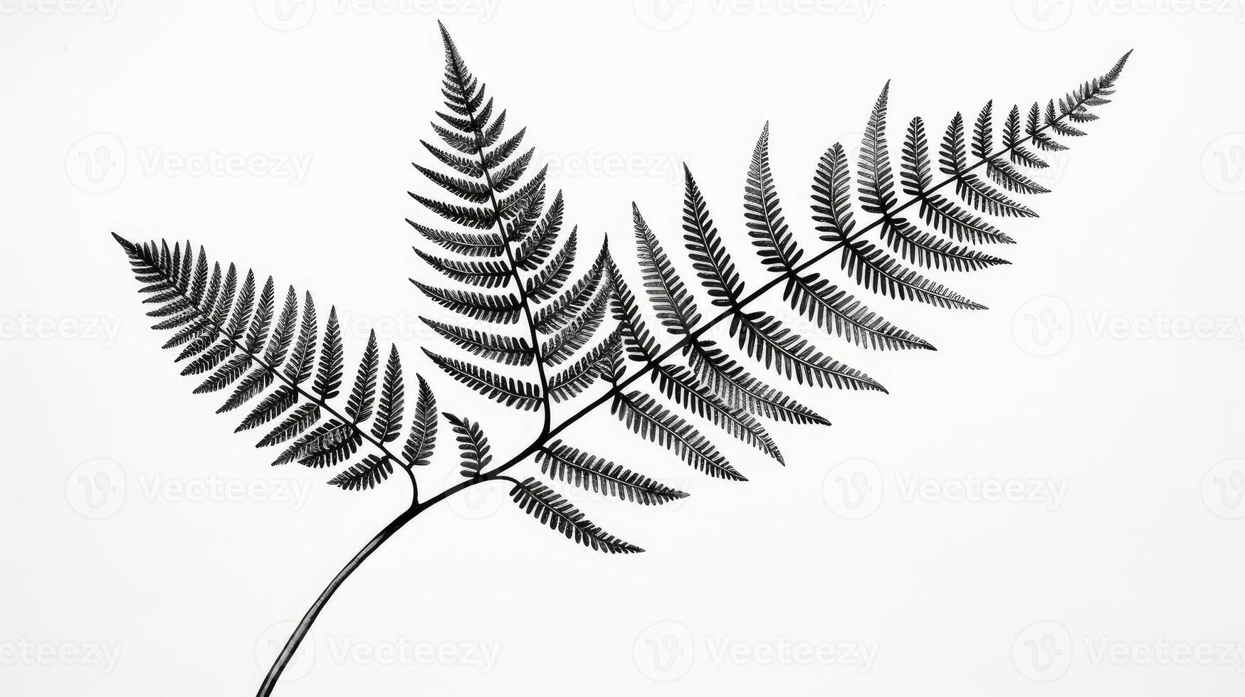 delicate hand drawn plant photo