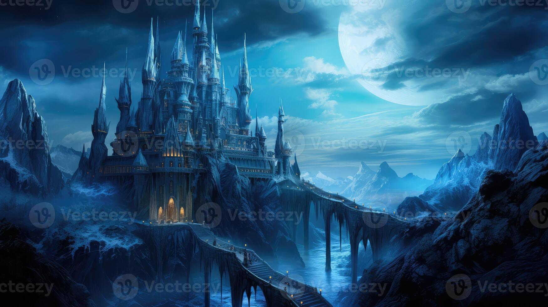 majestic fantasy blue photo