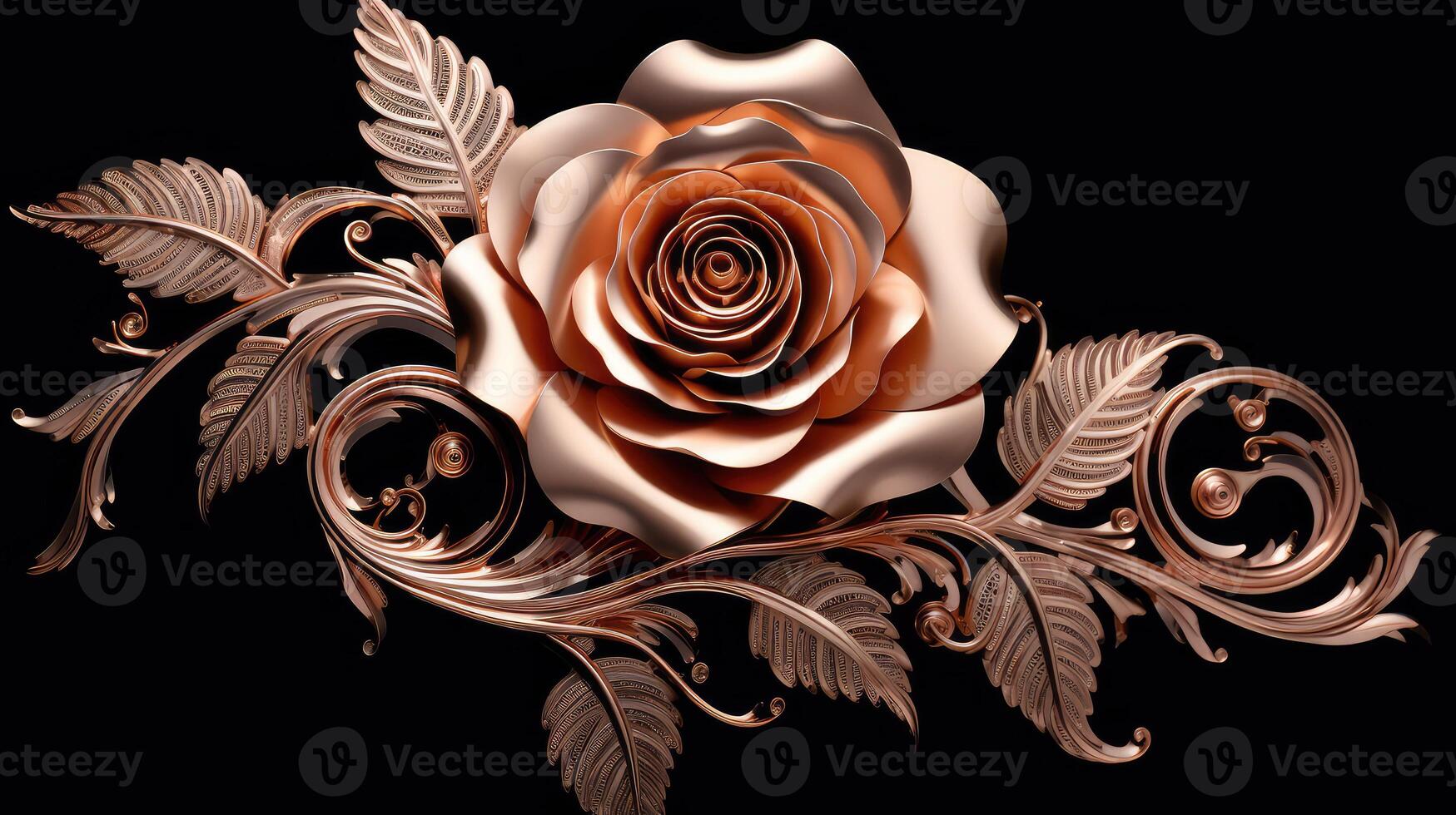 delicate art rose gold photo
