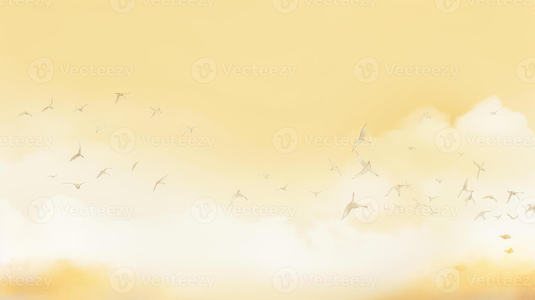 whimsical pastel yellow background photo