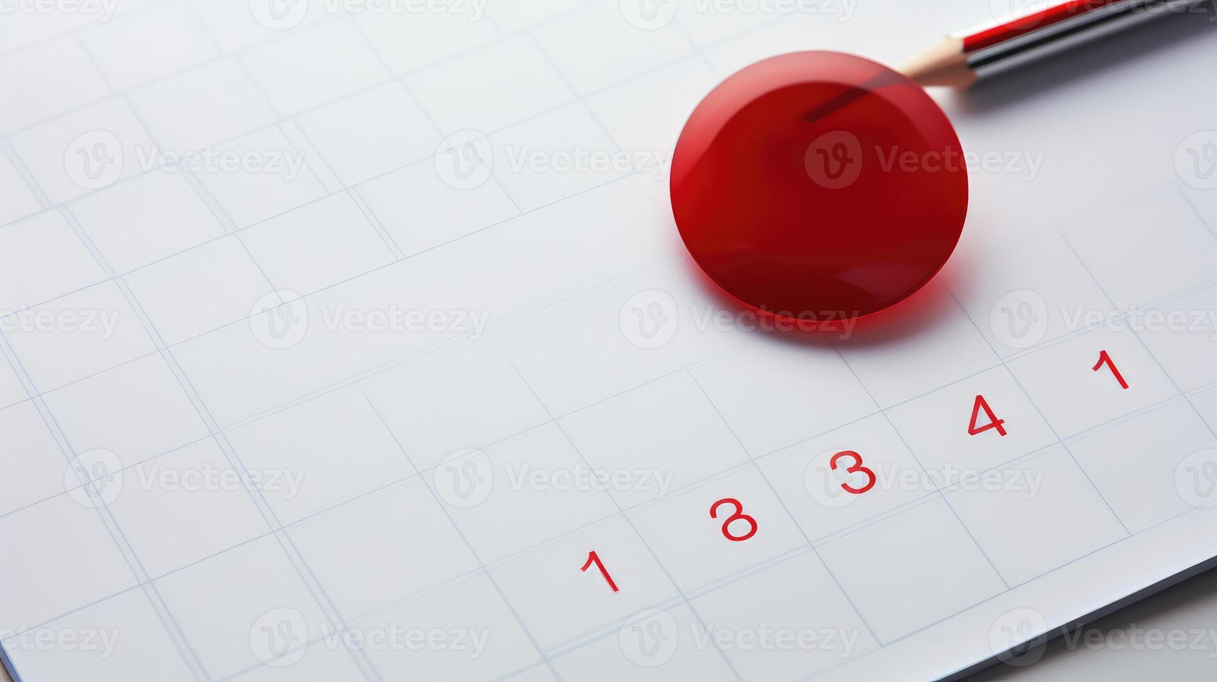 date check mark red photo