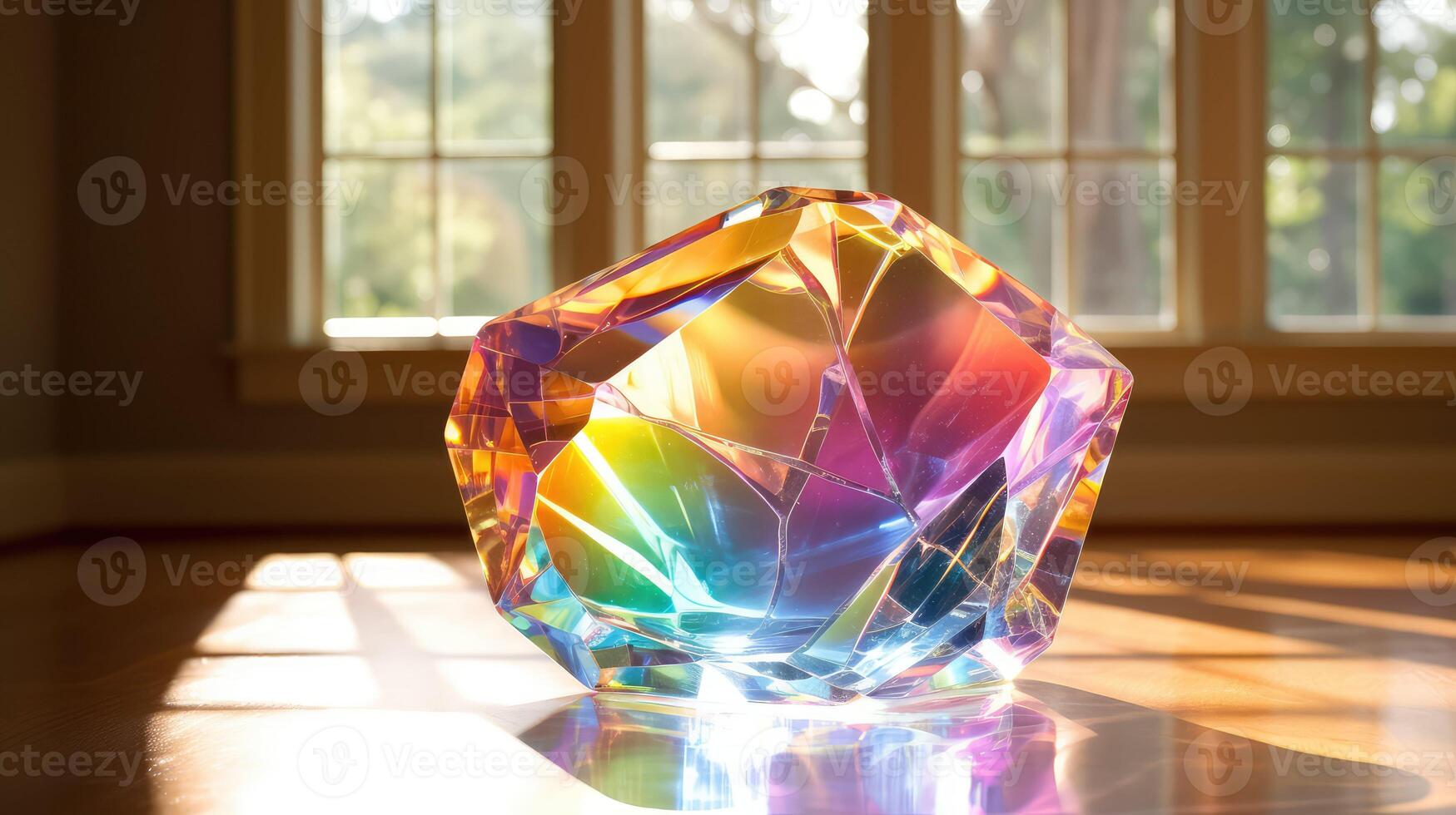 close rainbow light photo