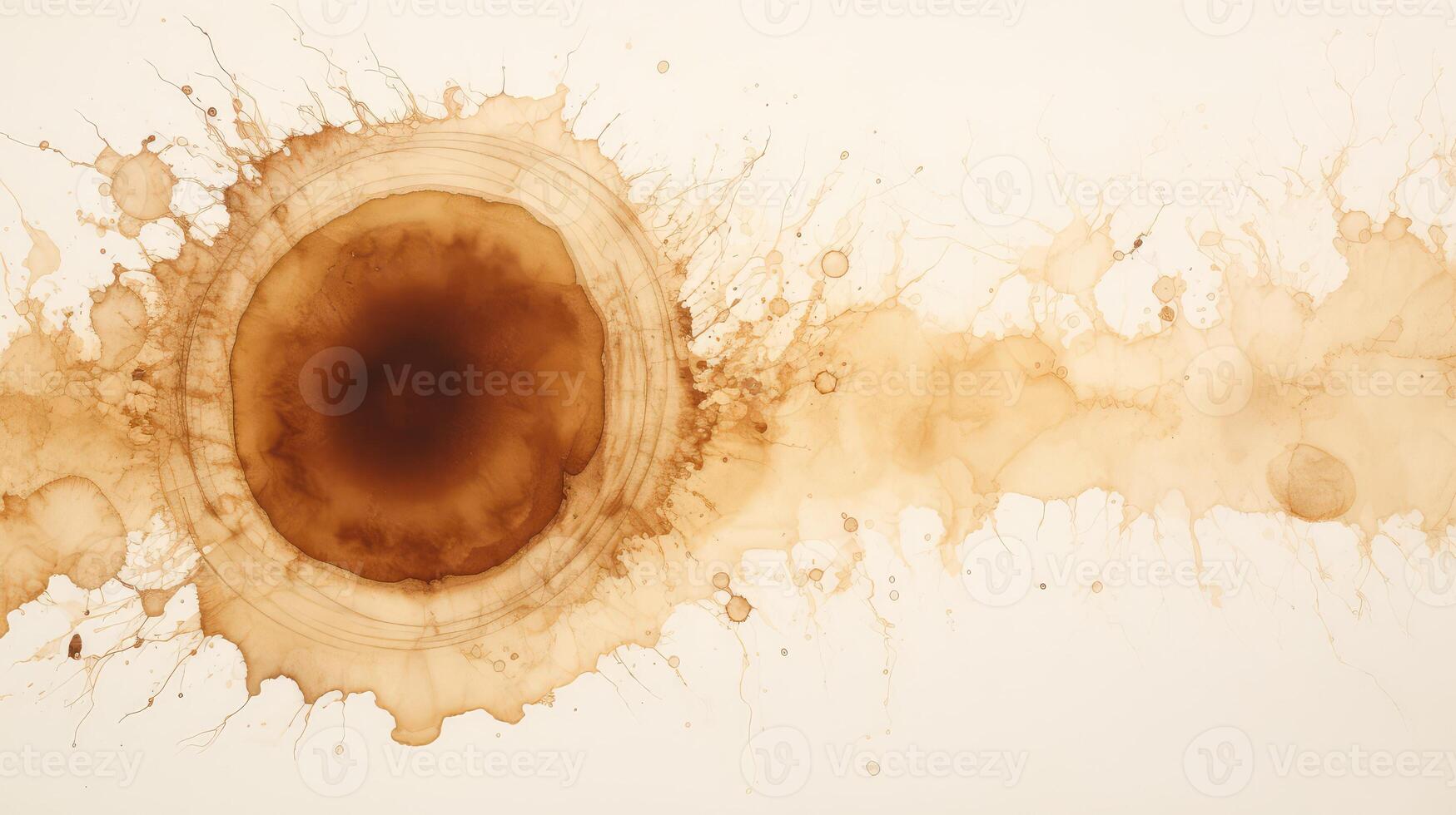 brown coffee stain on paper photo