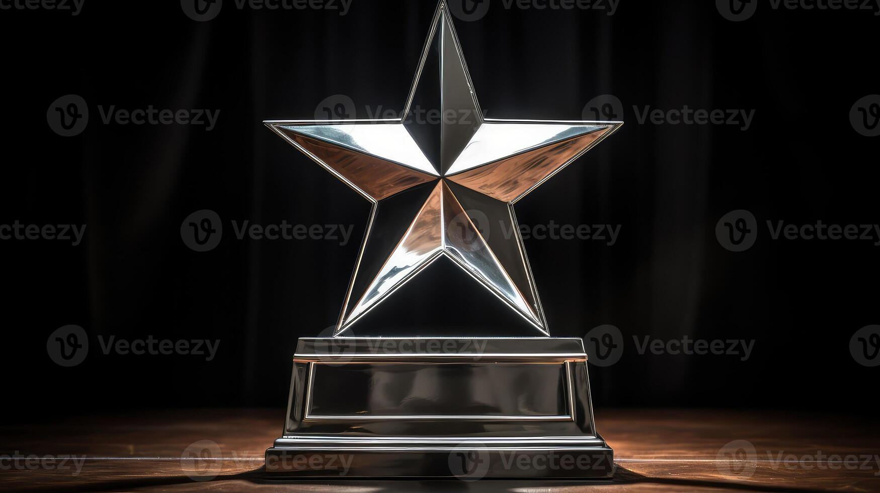 trophy stars silver photo