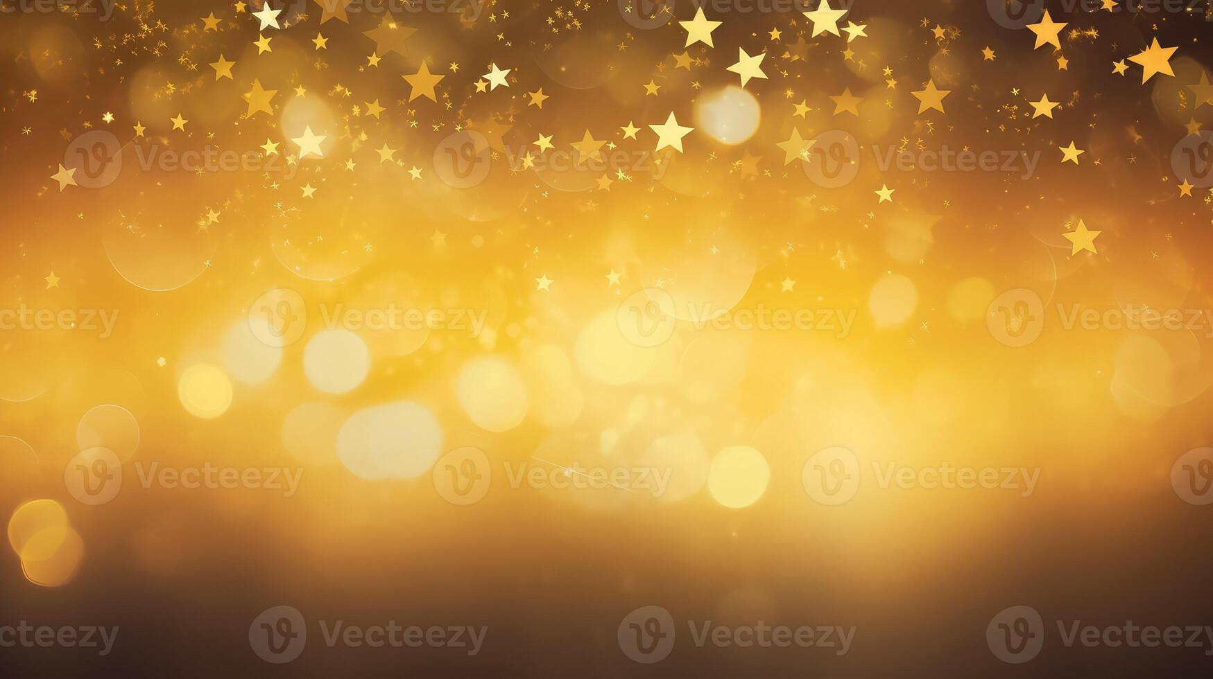 dreamy yellow star background photo