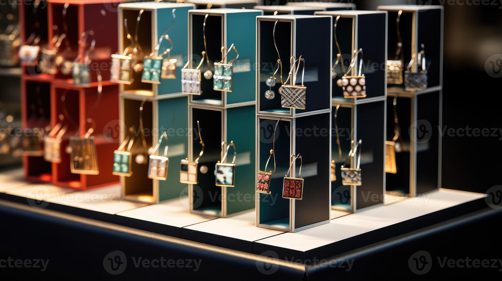 jewelry earrings in box photo
