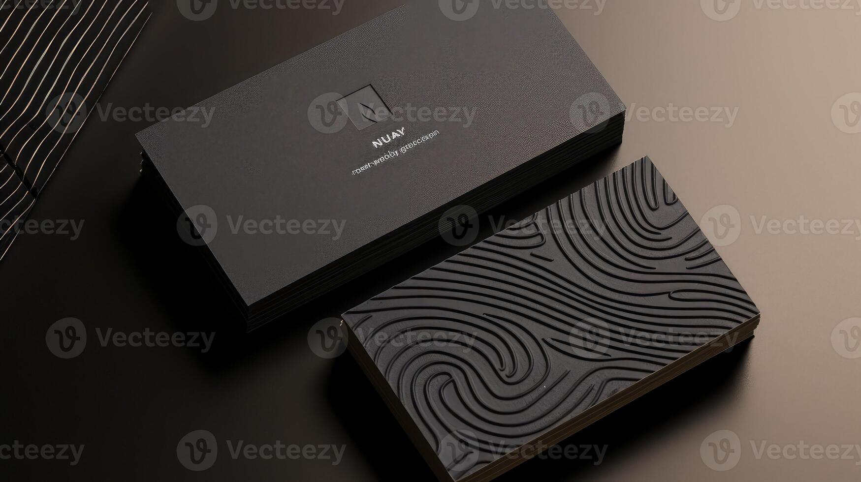 typography black and white business cards photo