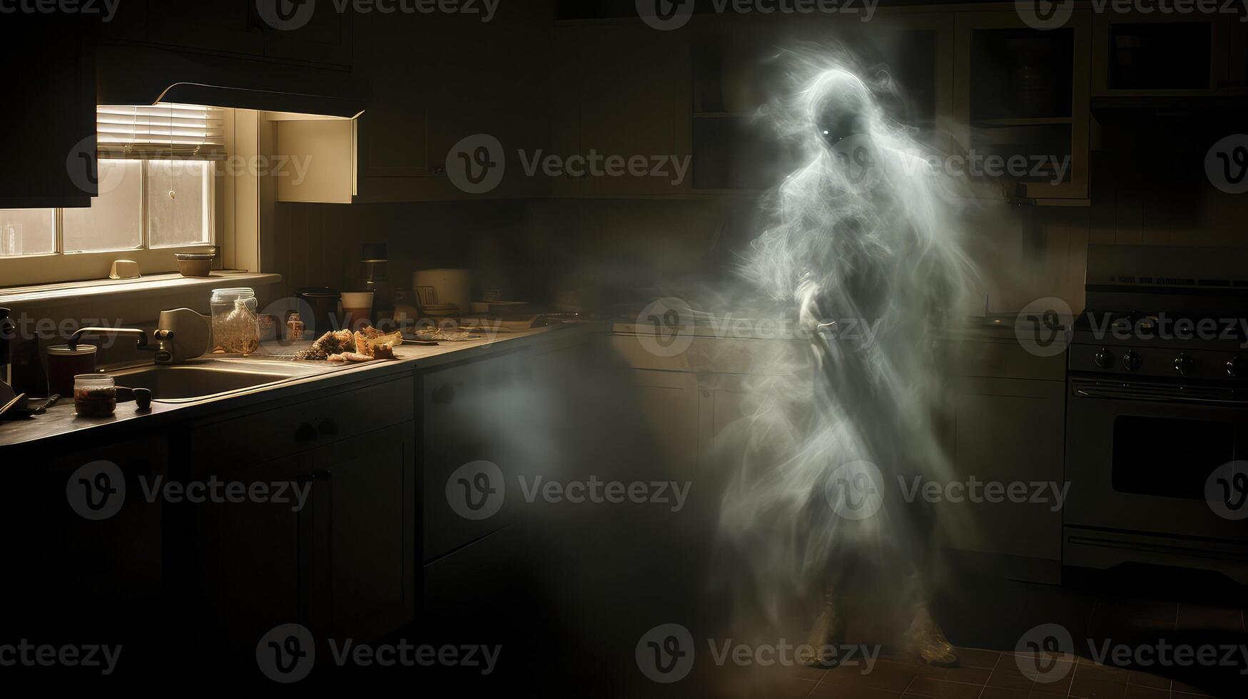 haunted horror kitchen photo