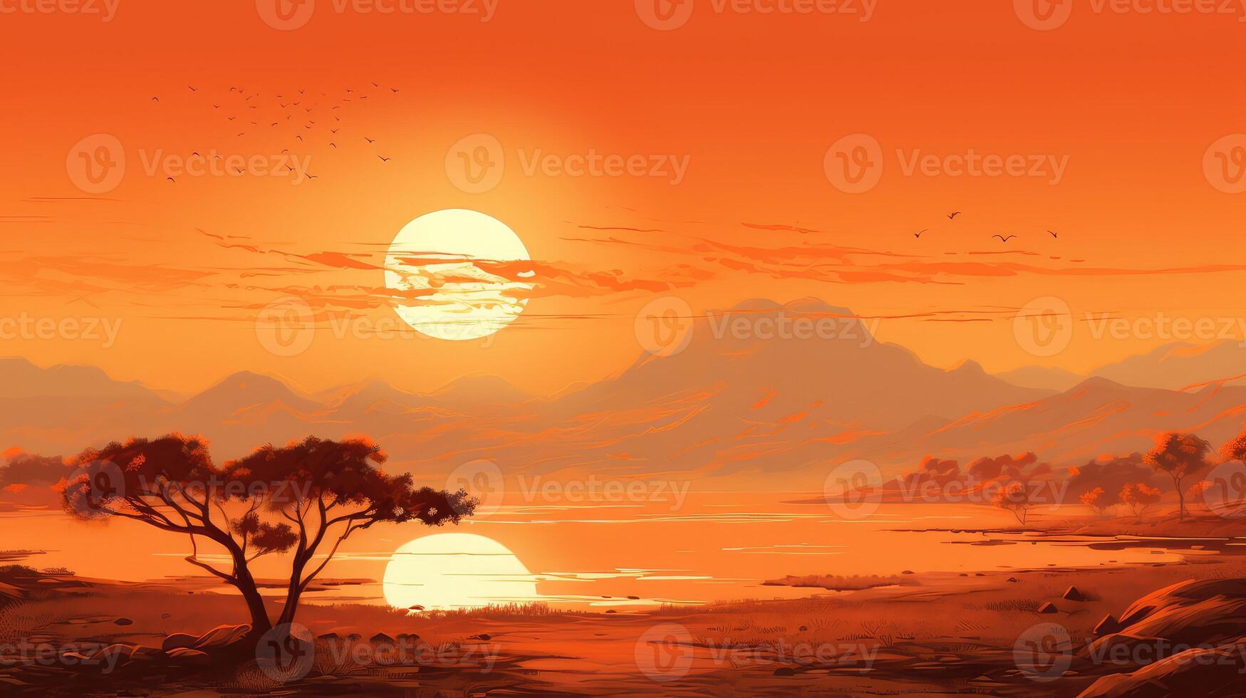 warm cool orange background photo