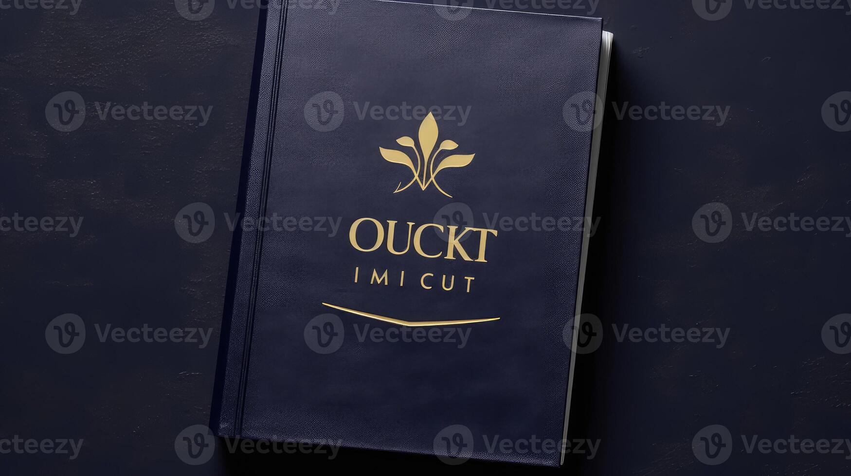 navy book cover mockup photo