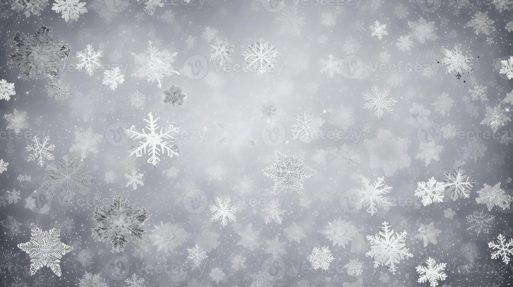 intricate silver snowflake background photo