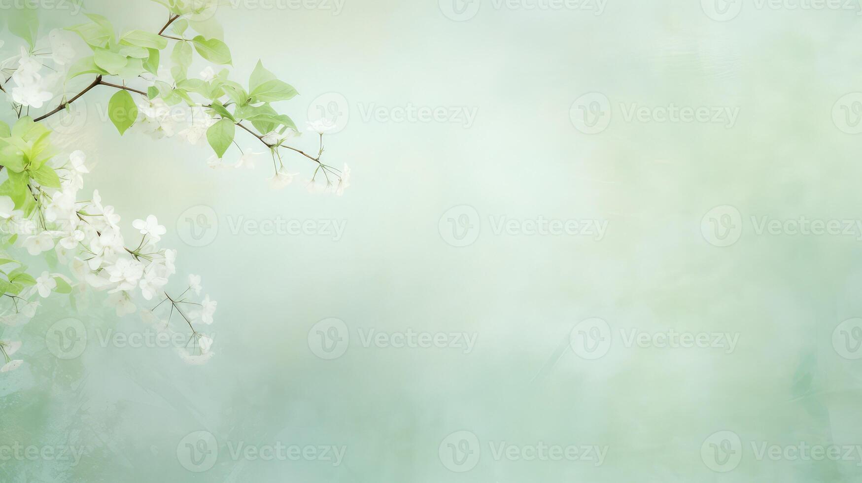 green pastel background photo