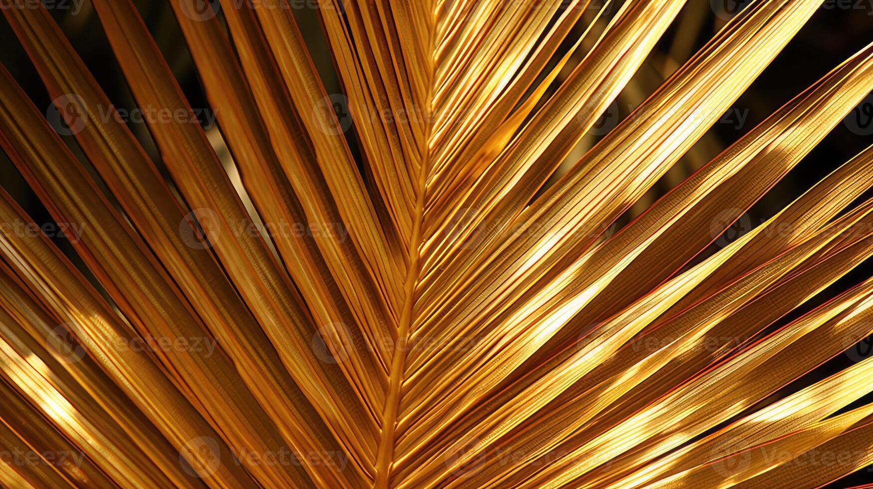 intricate gold palm photo