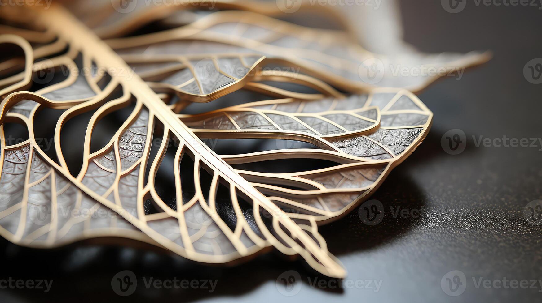 sharp laser cut leaf photo