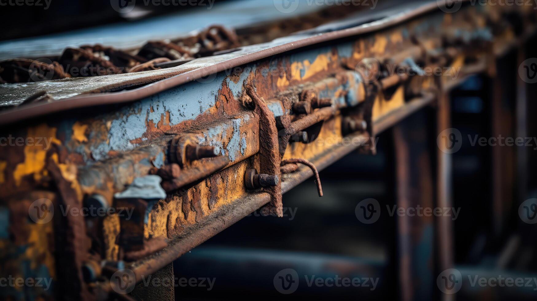 bent lost conveyor belt photo