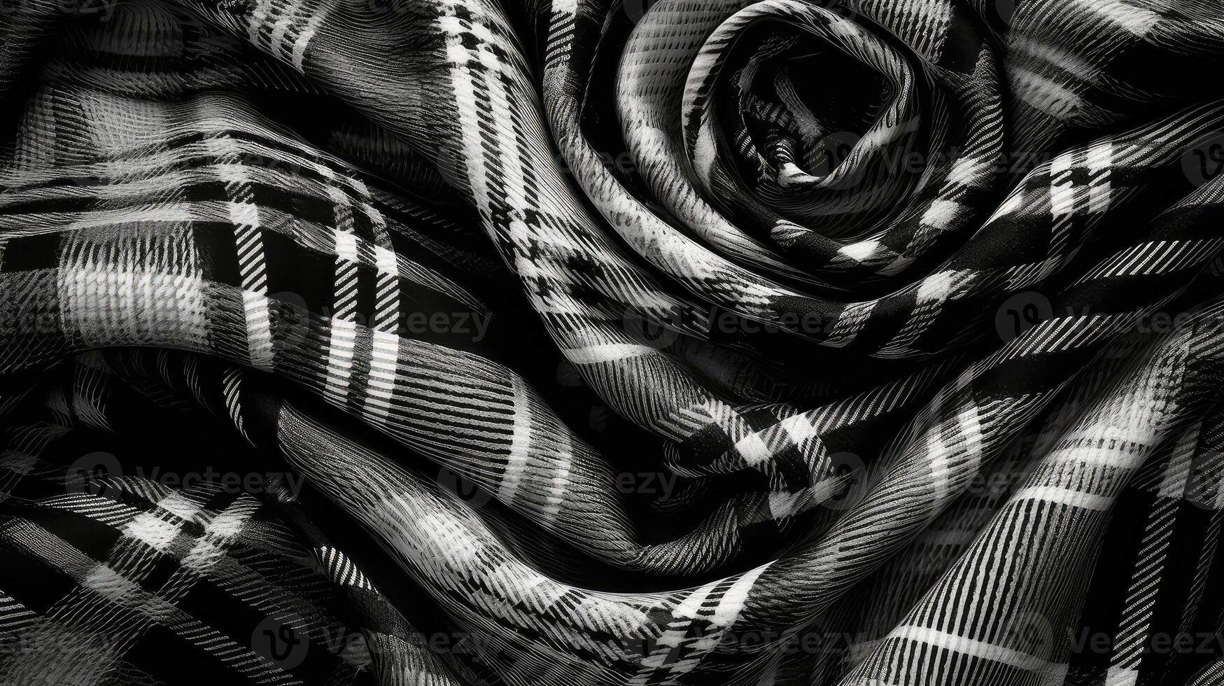 interest black white flannel photo