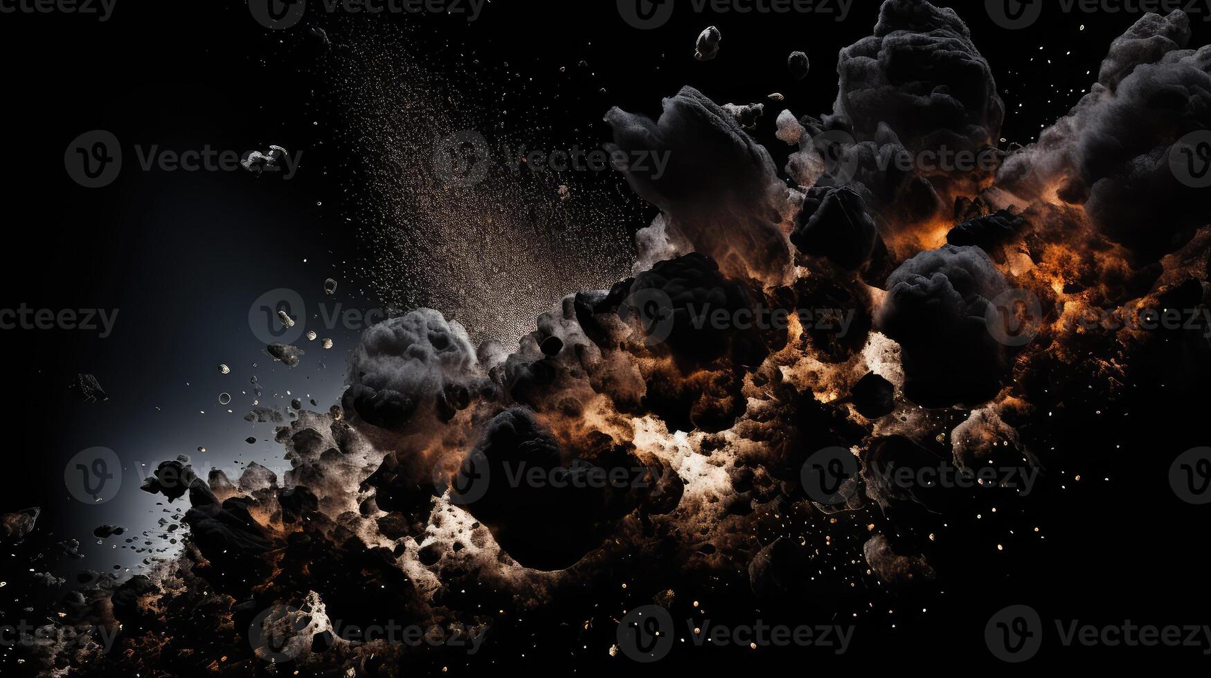 dynamic black marble pattern photo