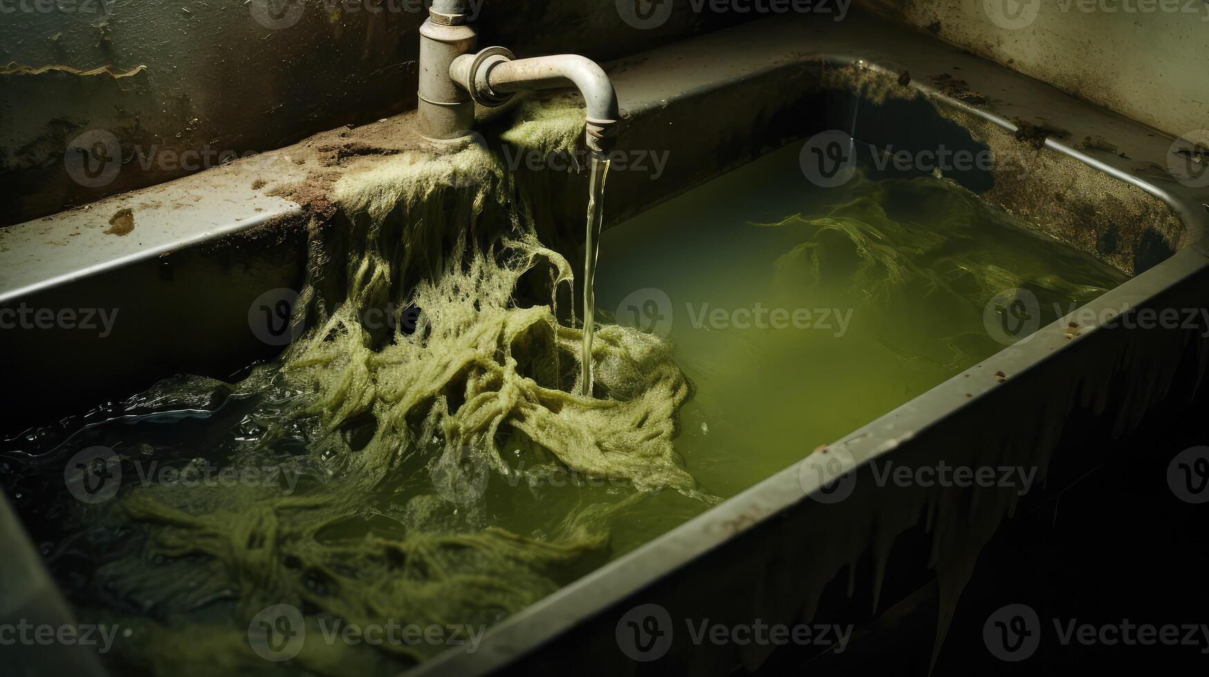 neglected dirty water sink photo
