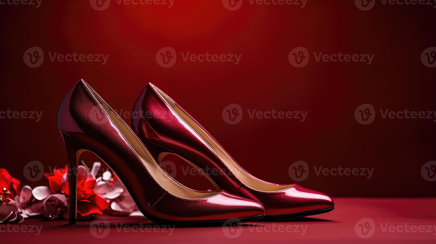 luxury dark red background photo