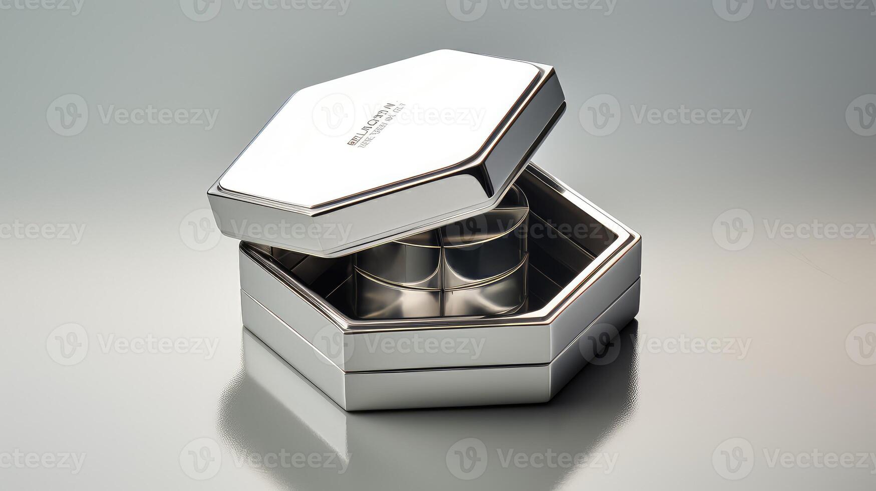 modern hexagon box photo