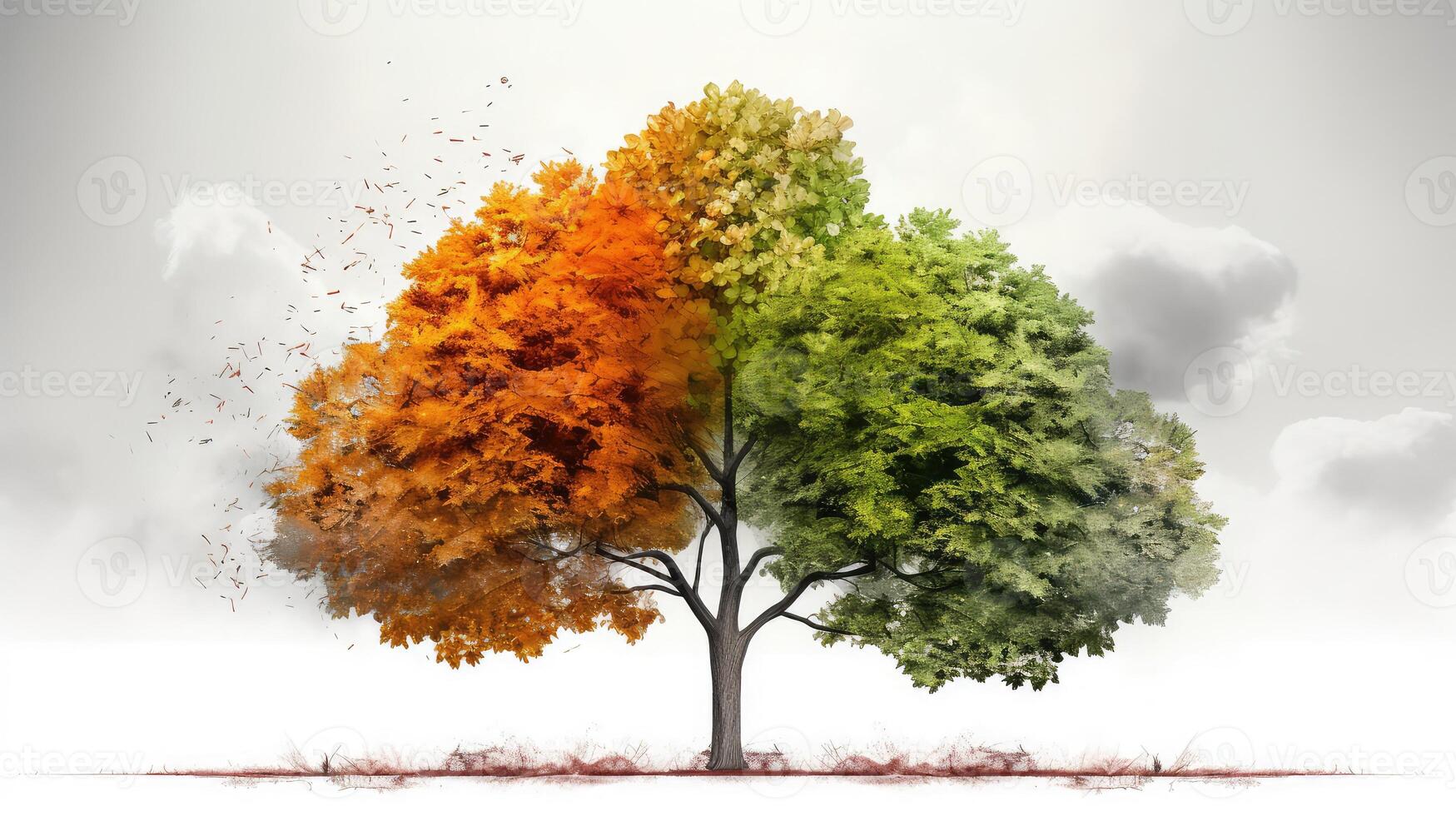 green growth trees photo