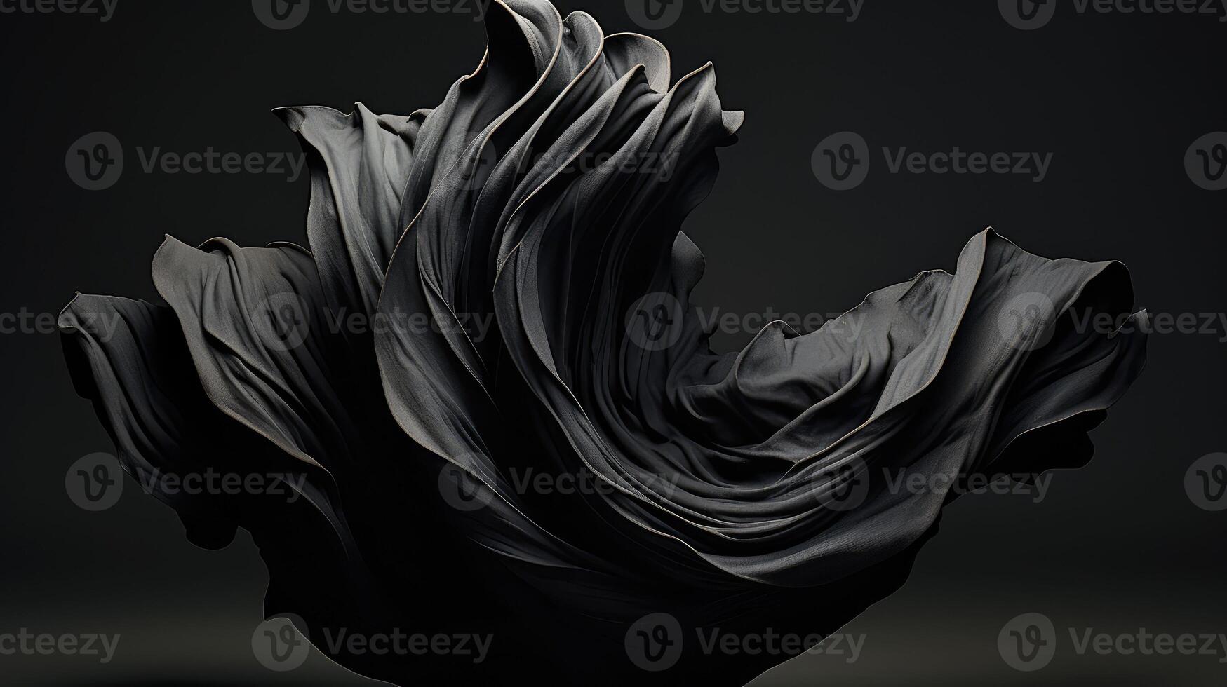 texture black crinkled paper photo
