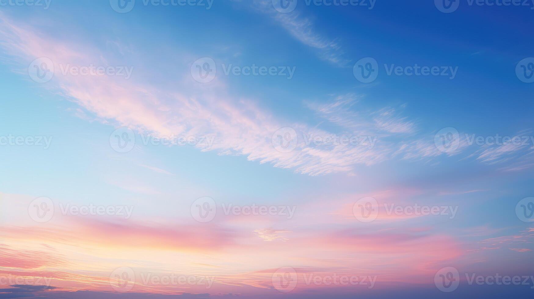 dusk light blue sky background photo