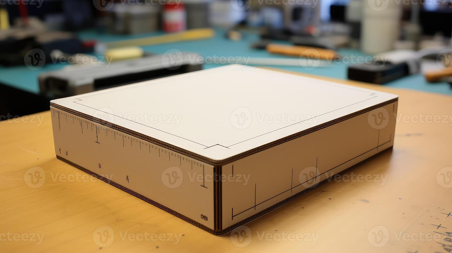 cut box die line photo