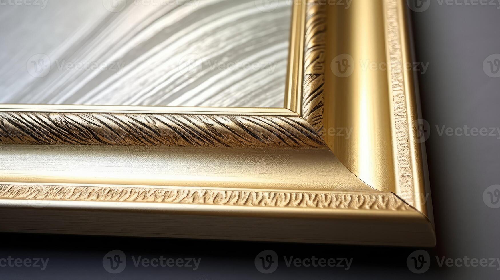 elegant light gold border photo