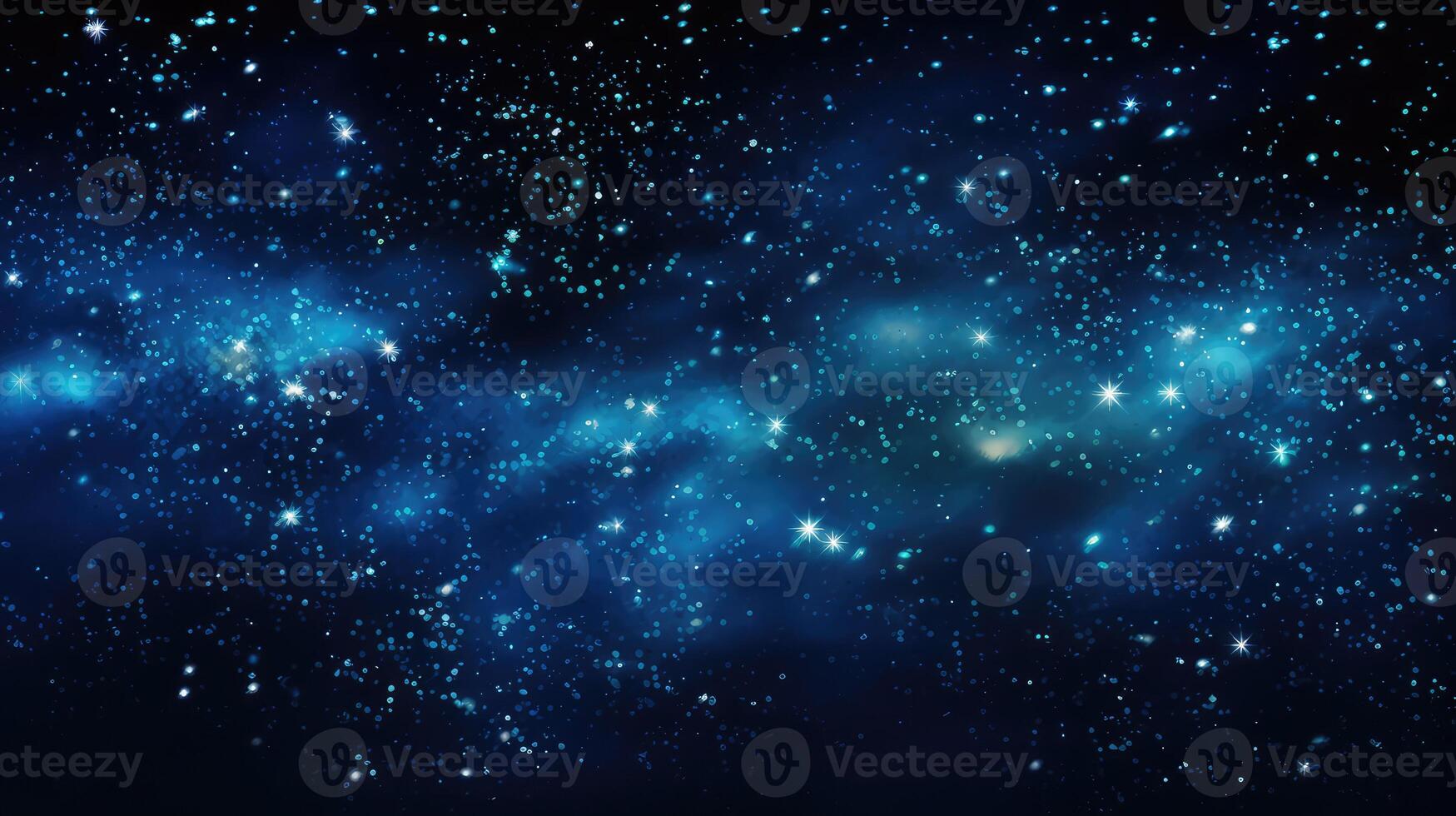 sky blue sparkles photo