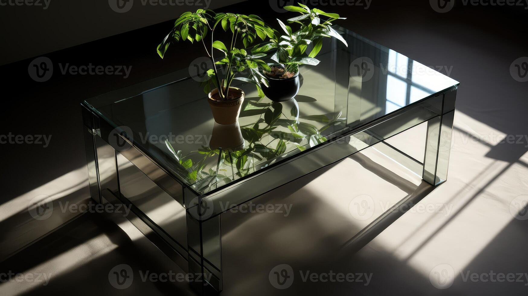 reflection table perspective photo