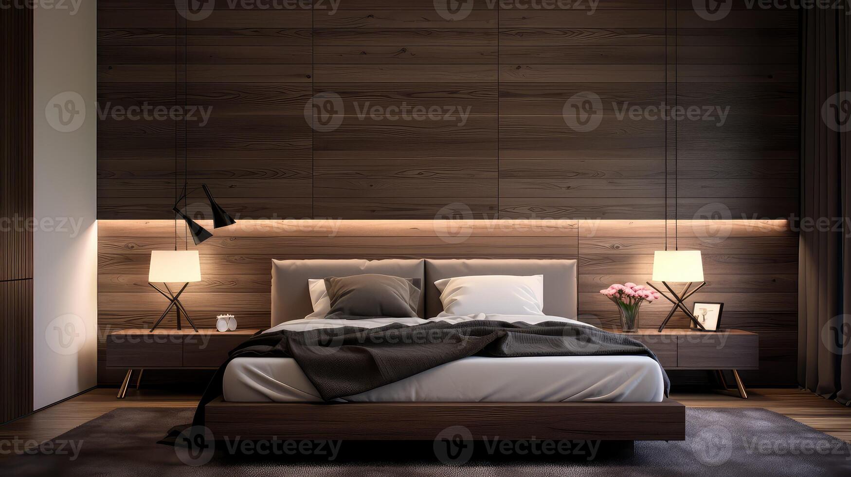 design wood accent wall photo