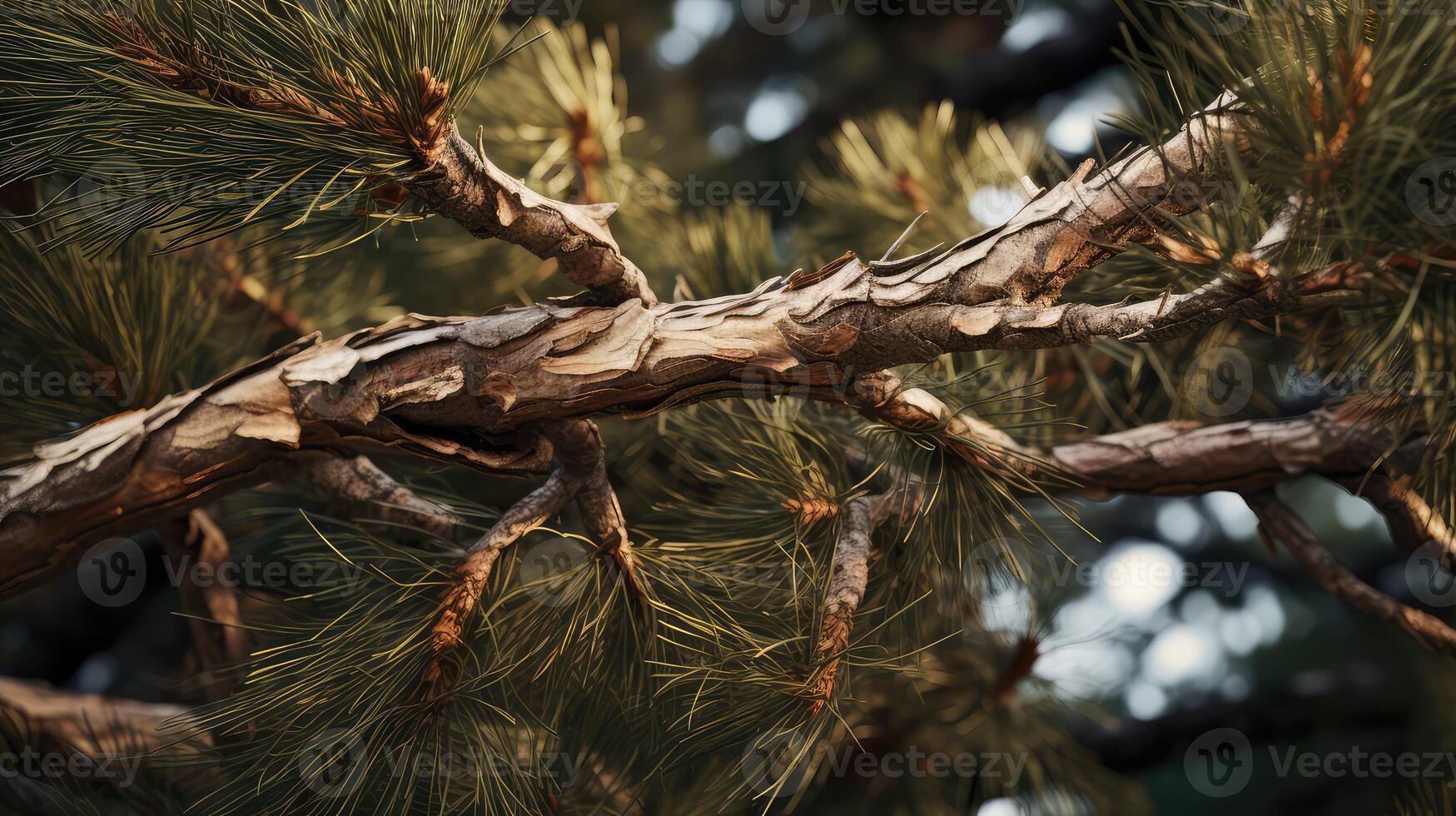 branches pine tree texture photo