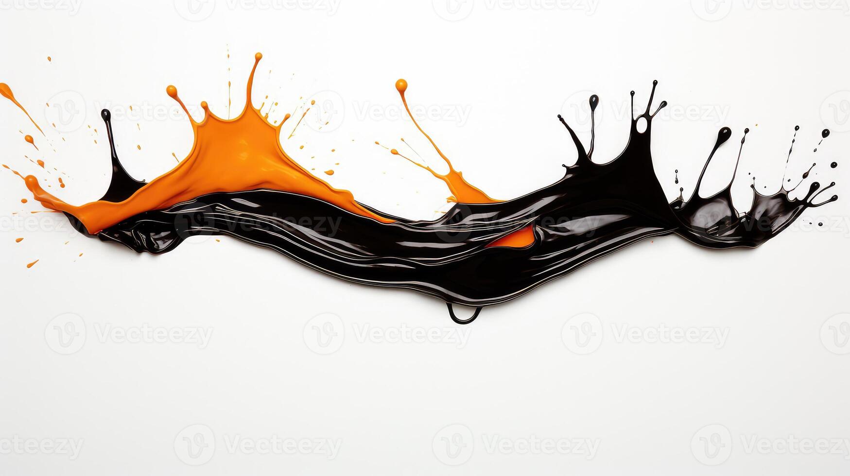 dramatic black drop photo