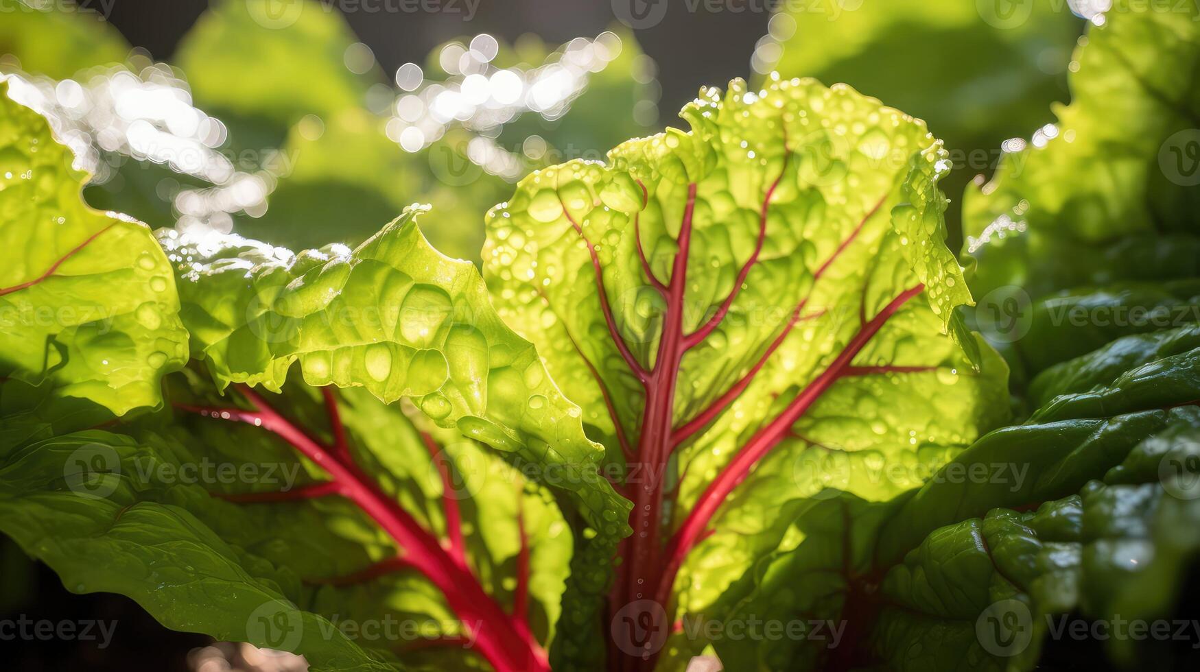 trees rhubarb leaf photo