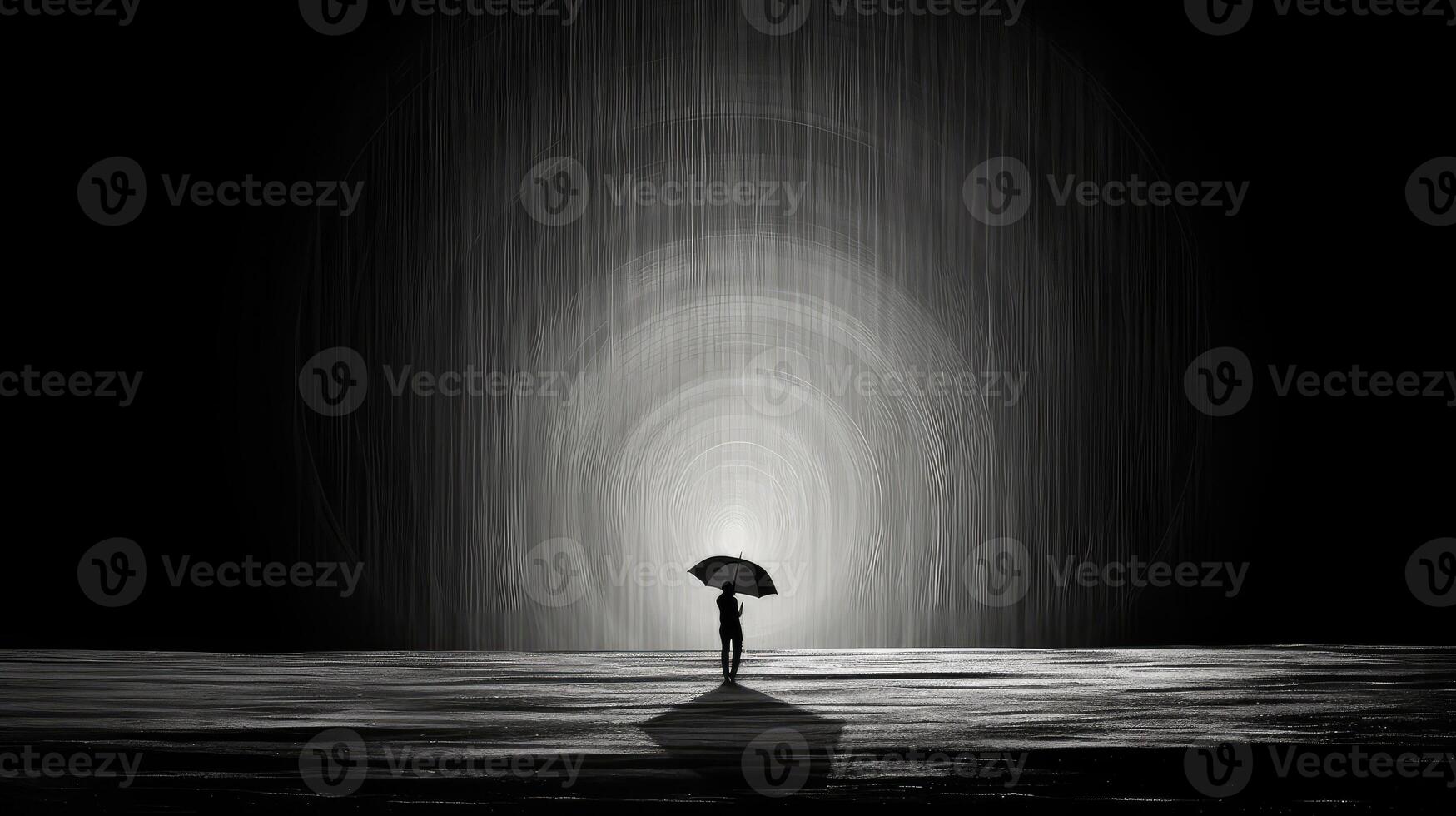 color rainbow black and white photo