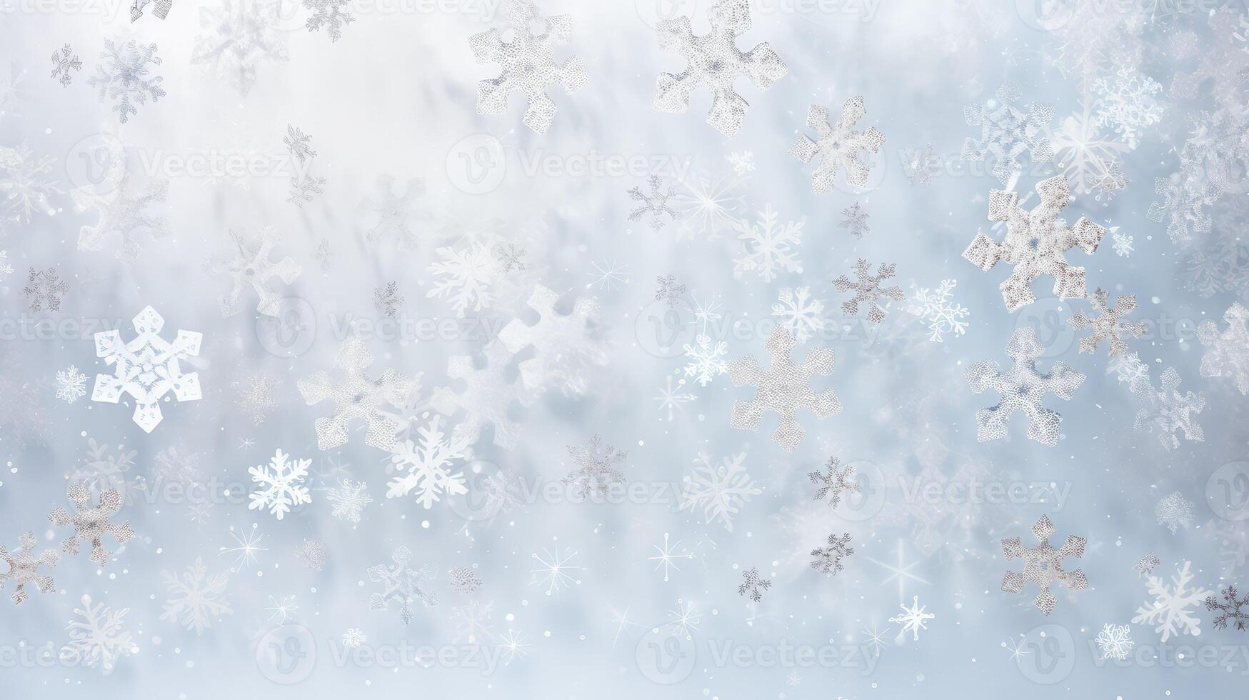intricate snow white background photo