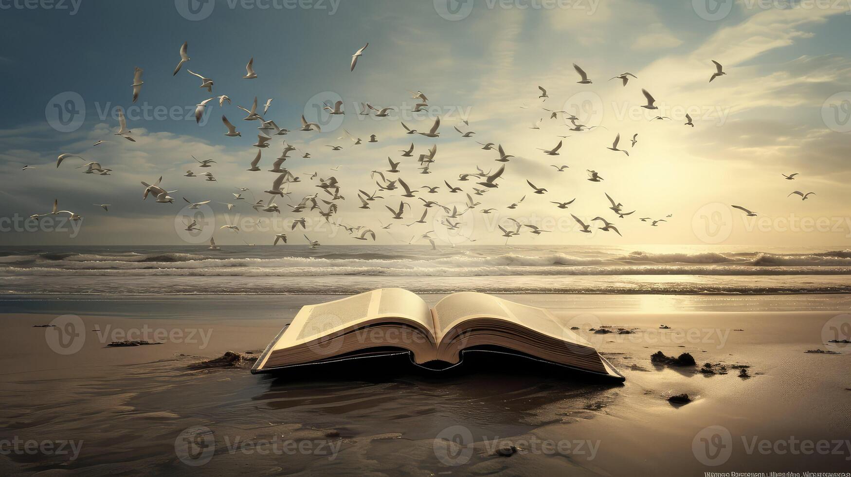 seagulls birds book photo