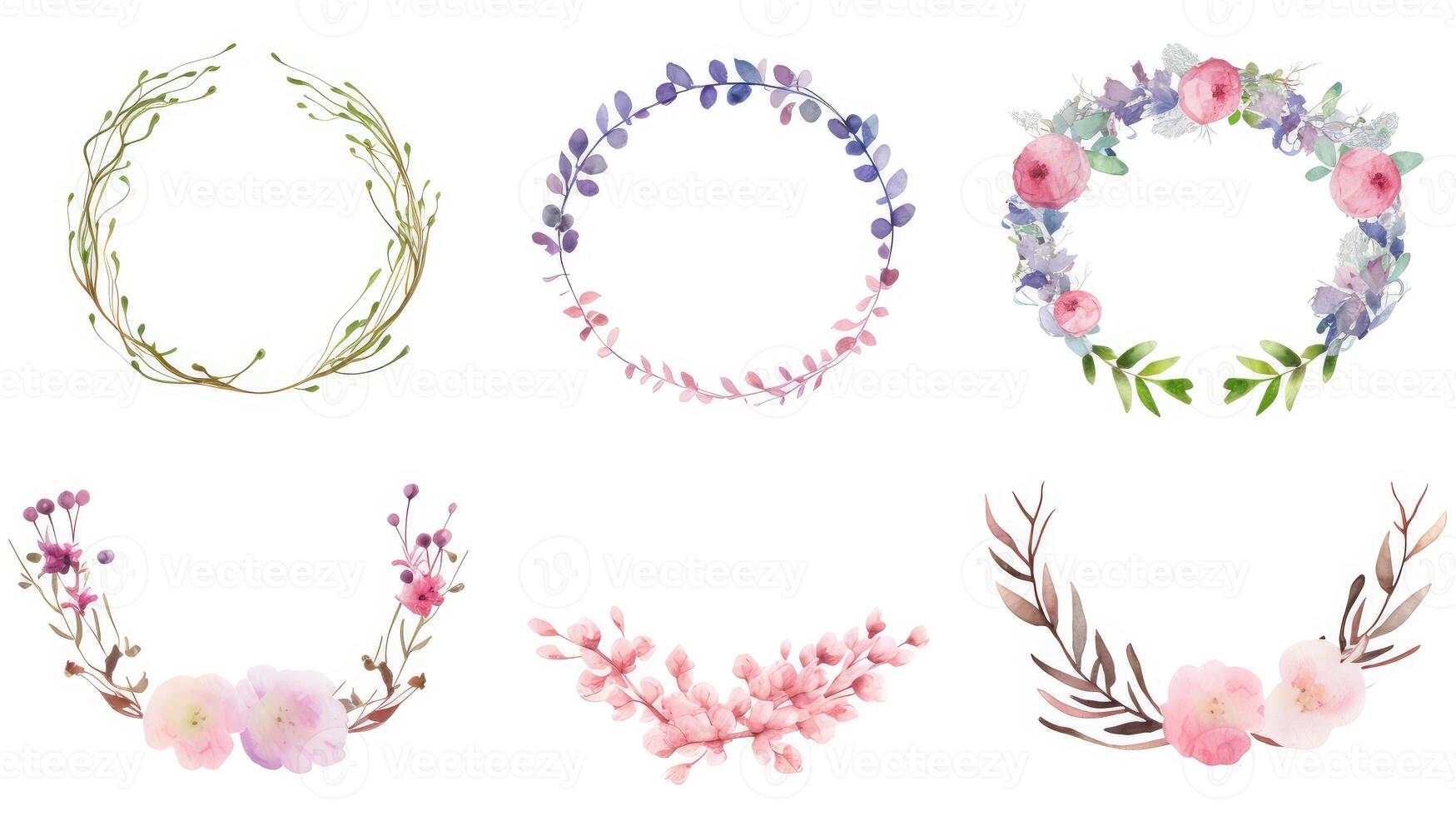 design water color florals photo