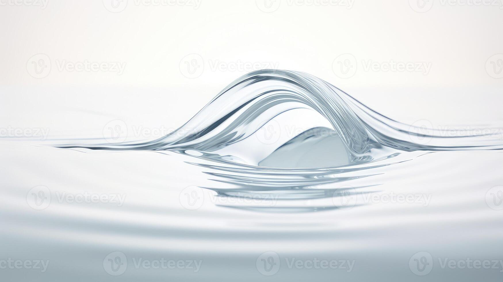 serenity white background water photo